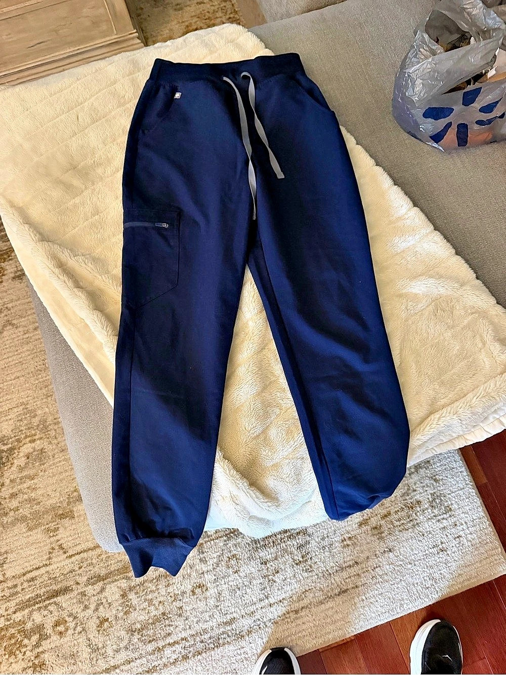 FIGS Zamora Jogger Scrub Pant Blue XS